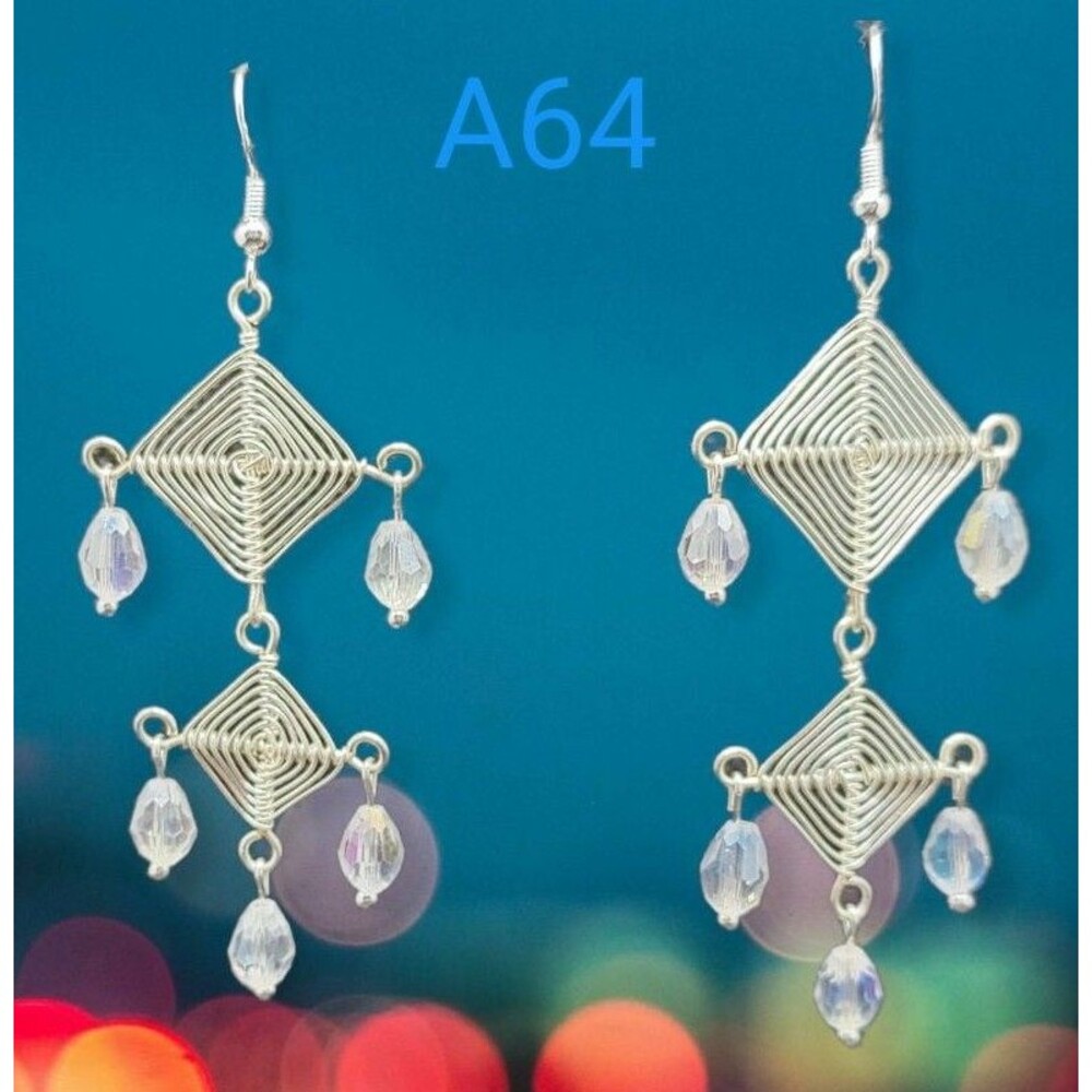 Diamonds & Crystals Earrings